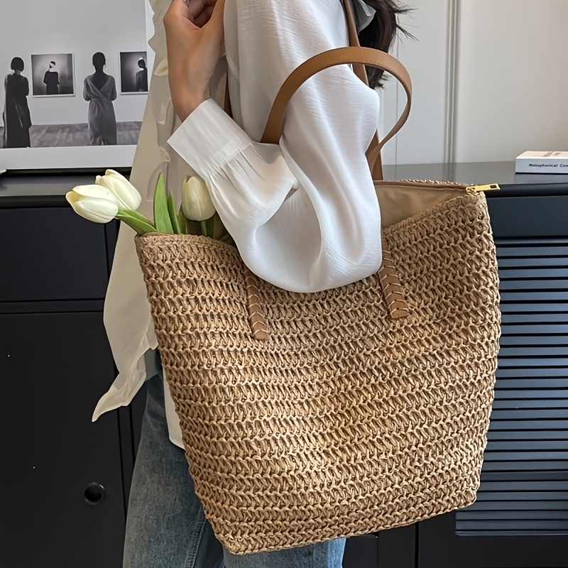 Fashionable and Versatile Wome - đánh giá và giá Crochet Bag Raffia