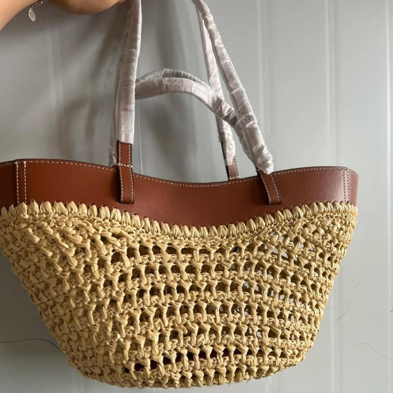 Luxury Raffia Straw Tote Bag,F - đánh giá và giá Crochet Bag Raffia