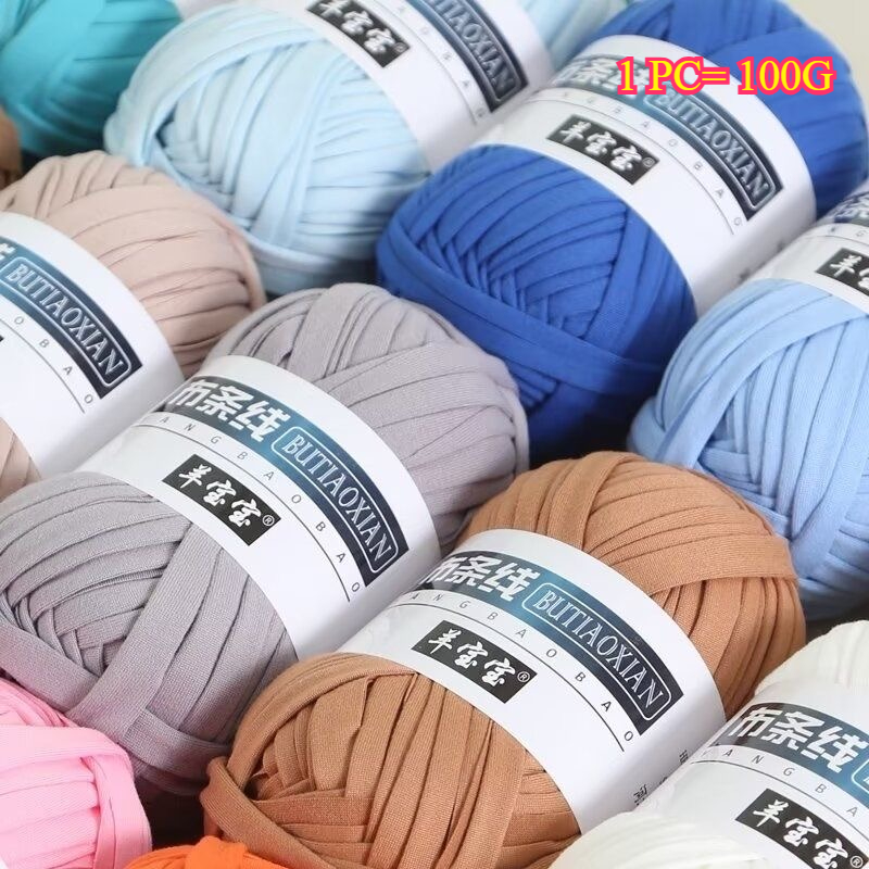 100g T Shirt Knitting Yarn For - đánh giá và giá Crochet Bag Raffia