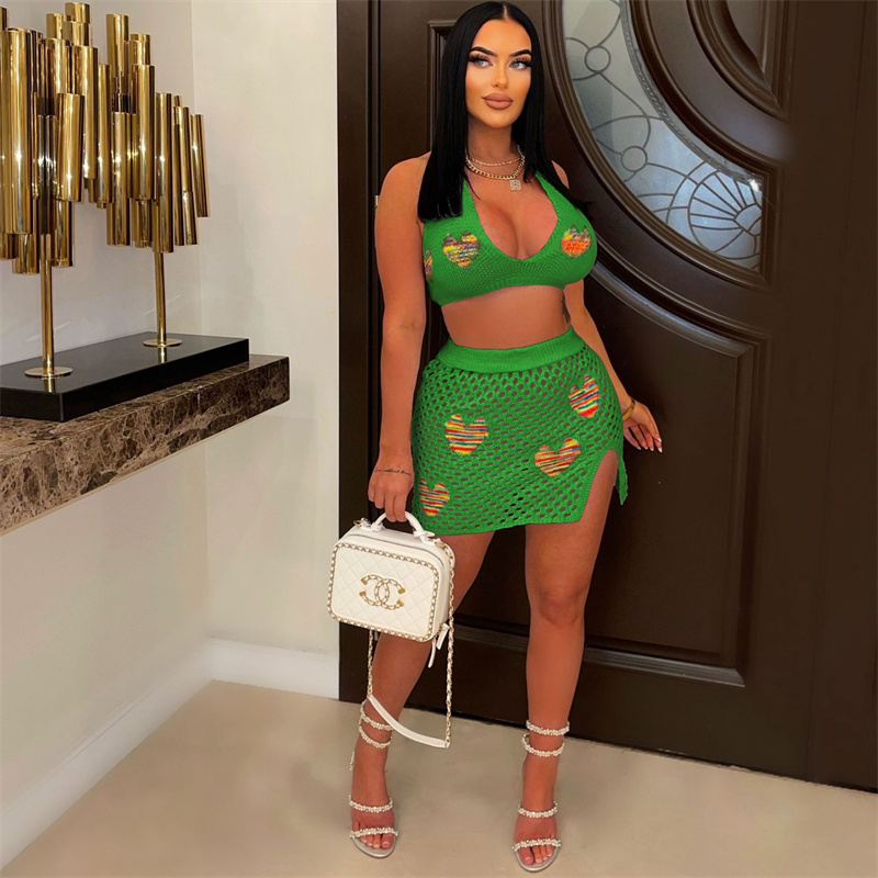 Summer Knitted Crochet Hollow  - đánh giá và giá Crop Top Crochet